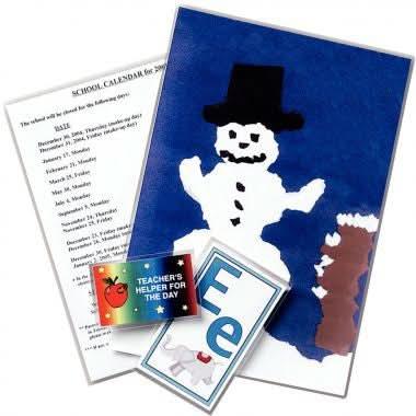 Boite de 100 pochettes à plastifier format 216x303mm pour document A4 ép 75/80µ - Ma Rentrée Facile