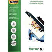 Boite de 100 pochettes à plastifier format 303x426mm standard pour document A3 ép 100µ - Ma Rentrée Facile