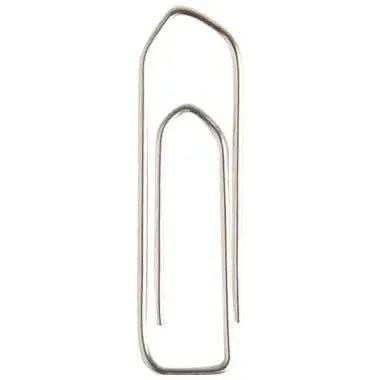 Boîte de 100 trombones 25 mm, en acier galvanisé bout chevron - Ma Rentrée Facile