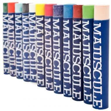 Boîte de 12 craies pastels à l'huile Majuscule - Ma Rentrée Facile