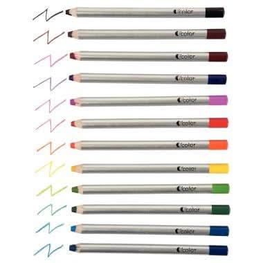 Boîte de 12 crayons de couleurs gros module 8mm - Ma Rentrée Facile