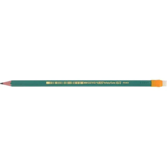 Boite de 12 crayons graphite HB Evolution bout gomme - Ma Rentrée Facile