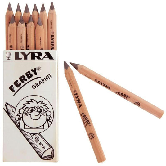 Boîte de 12 crayons graphite B Ferby triangulaire - Ma Rentrée Facile