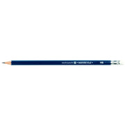 Boite de 12 crayons graphite HB bout gomme Majuscule - Ma Rentrée Facile