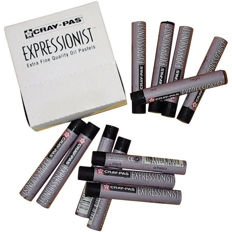 Boîte de 12 crayons pastels expression noir - Ma Rentrée Facile