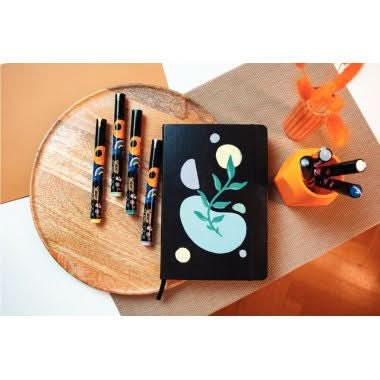 Boîte de 12 marqueurs peinture Bic Intensity noirs - Ma Rentrée Facile