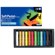 Boite de 12 pastels sec carre