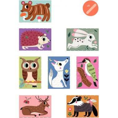 Boite de 12 puzzles sticks, la forêt - Ma Rentrée Facile