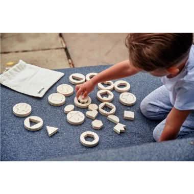 Boite de 14 disques + 14 formes à encastrer - Ma Rentrée Facile