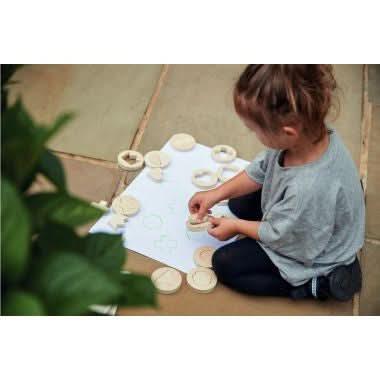 Boite de 14 disques + 14 formes à encastrer - Ma Rentrée Facile