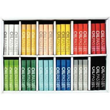 Boîte de 144 craies pastels à l'huile Mungyo - Ma Rentrée Facile