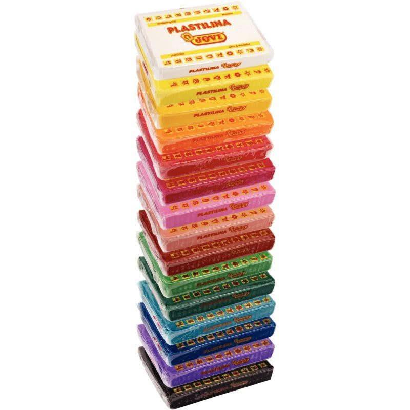 Boîte de 15 pains de 350g Plastilina couleurs assorties - Ma Rentrée Facile