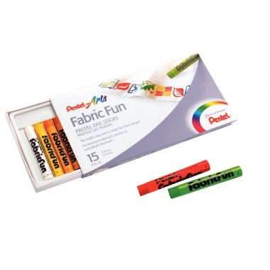Boîte de 15 pastels pour tissus Pentel Arts - Ma Rentrée Facile