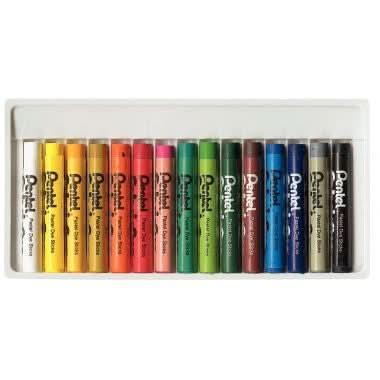 Boîte de 15 pastels pour tissus Pentel Arts - Ma Rentrée Facile