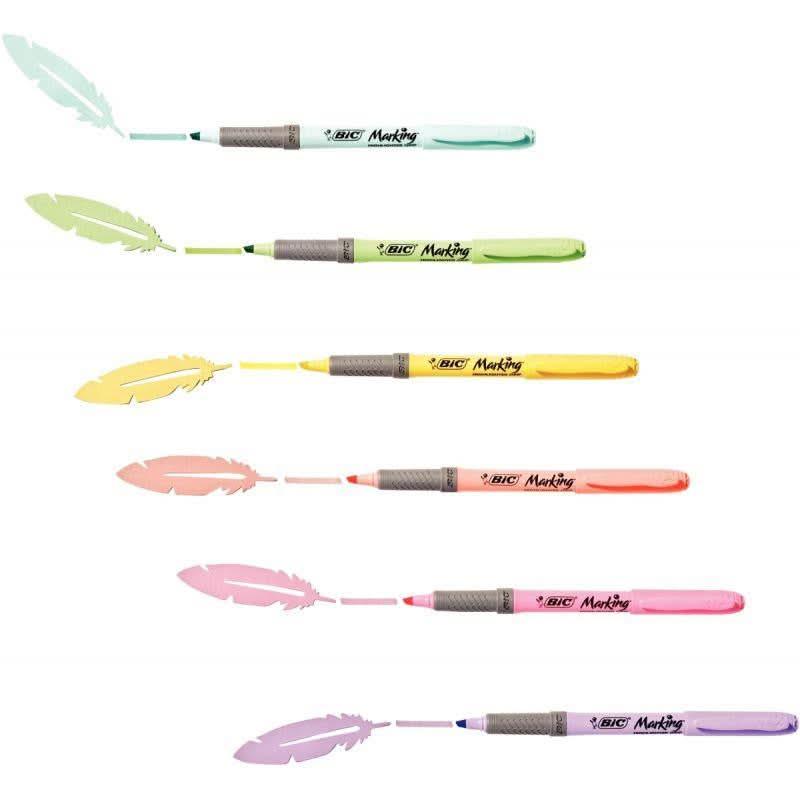 Boite de 15 surligneurs BIc Highlighter - Ma Rentrée Facile