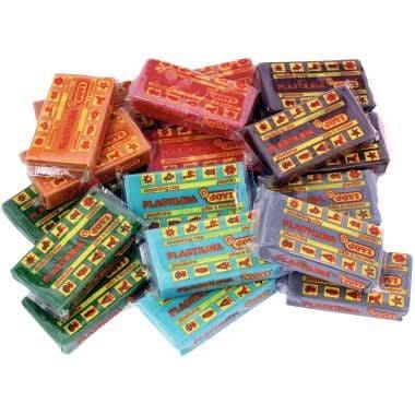 Boite de 18 pains 50g Plastilina nature - Ma Rentrée Facile