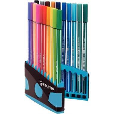 Boîte de 20 feutres à dessin Stabilo Pen 68 Color Parade - Ma Rentrée Facile