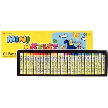 Boîte de 25 craies pastels à l'huile Mini Artist - Ma Rentrée Facile