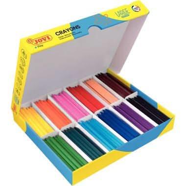 Boîte de 300 crayons plastique 12 couleurs Jovi - Ma Rentrée Facile