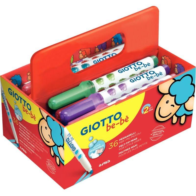 Boite de 36 feutres Giotto Maxi Bébé - Ma Rentrée Facile
