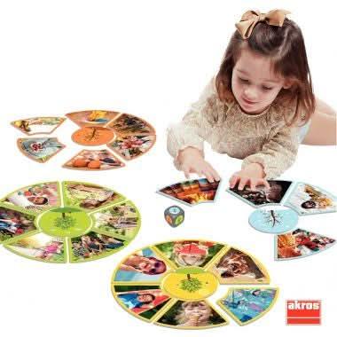 Boite de 4 plateaux association, les 4 saisons Akros - Ma Rentrée Facile