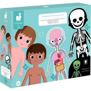 Boite de 4 puzzles le corps humain - Ma Rentrée Facile