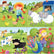 Boite de 4 puzzles progressifs, les animaux de la ferme