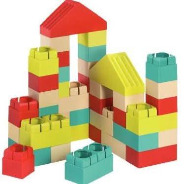 Boite de 40 briques géantes souples eco friendly MINILAND - Ma Rentrée Facile