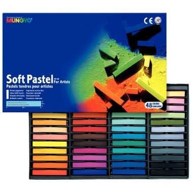 Boite de 48 pastels sec carre - Ma Rentrée Facile