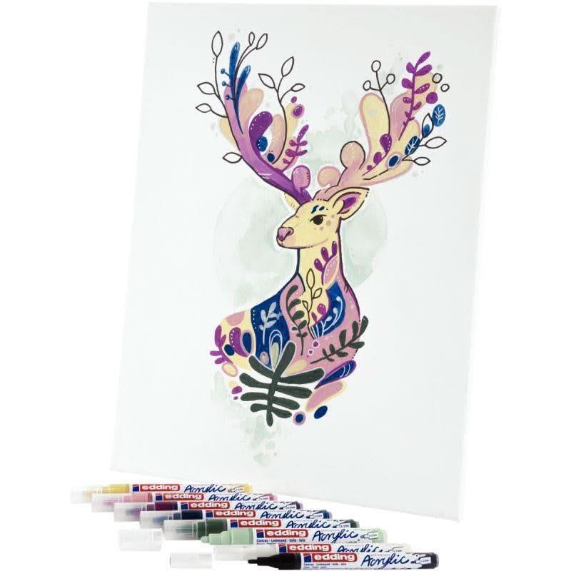 Boite de 5 marqueurs peinture E-5100 basic - Ma Rentrée Facile