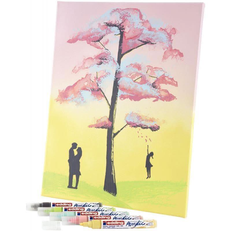 Boîte de 5 marqueurs peinture E-5100 pastel - Ma Rentrée Facile