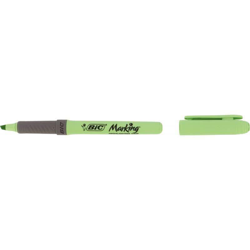 Boite de 5 surligneurs Bic Highlighter grip pastel - Ma Rentrée Facile