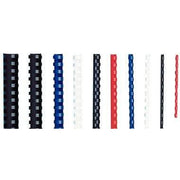 Boîte de 50 anneaux à relier/peignes à relier, diamètre 25 mm noir - Ma Rentrée Facile