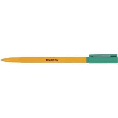 Boîte de 50 stylos bille corps orange, pointe fine vert - Ma Rentrée Facile