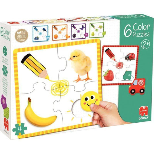 Boite de 6 Color puzzles, 30 pièces - Ma Rentrée Facile