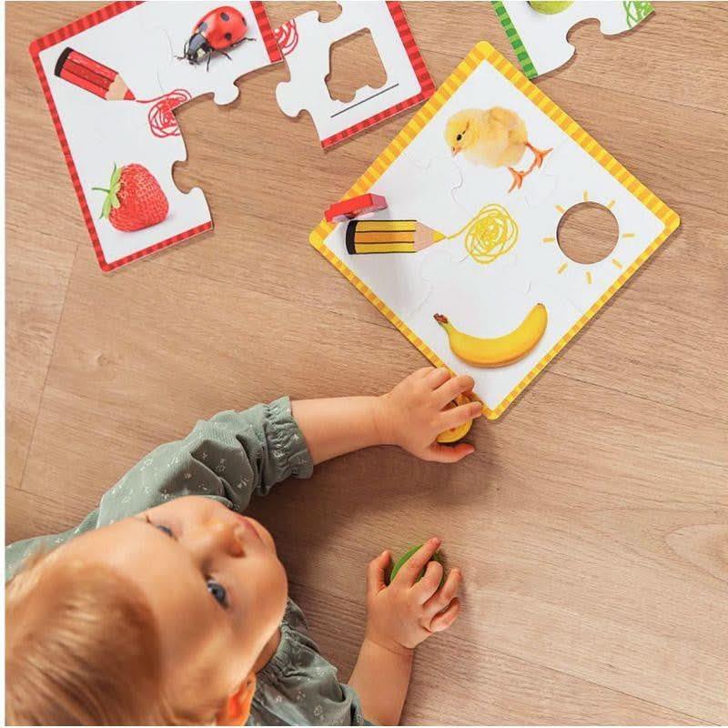 Boite de 6 Color puzzles, 30 pièces - Ma Rentrée Facile