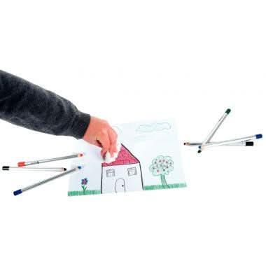 Boîte de 6 crayons de couleur gros module 8mm - Ma Rentrée Facile