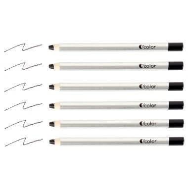 Boîte de 6 crayons de couleur gros module 8mm noir - Ma Rentrée Facile