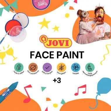 Boite de 6 galets maquillage crème Jovi - Ma Rentrée Facile