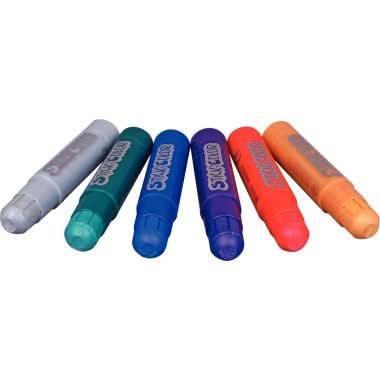 Boite de 6 sticks de gouache métal - Ma Rentrée Facile