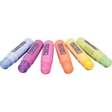 Boite de 6 sticks de gouache pastel - Ma Rentrée Facile