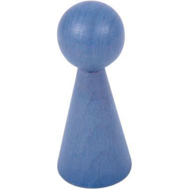 Boite de 7 pions en bois hauteur 10cm couleurs assorties - Ma Rentrée Facile