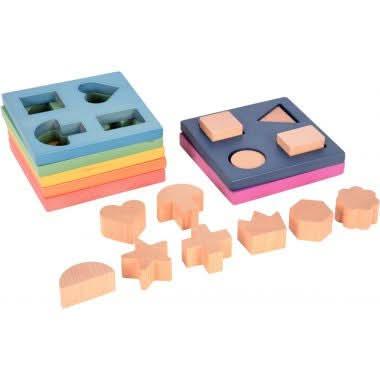 Boite de 7 plateaux + 12 formes à encastrer - Ma Rentrée Facile