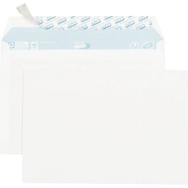 Boîte de 70 enveloppes blanches C5 162x229 80g bande siliconée