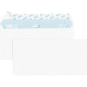 Boîte de 70 enveloppes blanches DL 110x220 80g bande siliconée - Ma Rentrée Facile