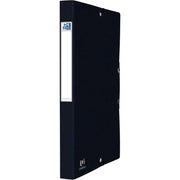 Boîte de classement en carte grainé EUROFOLIO+, dos 2,5cm noir - Ma Rentrée Facile