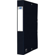 Boîte de classement en carte grainé EUROFOLIO+, dos 4cm noir - Ma Rentrée Facile