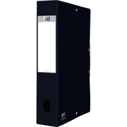 Boîte de classement en carte grainé EUROFOLIO+, dos 6cm noir - Ma Rentrée Facile