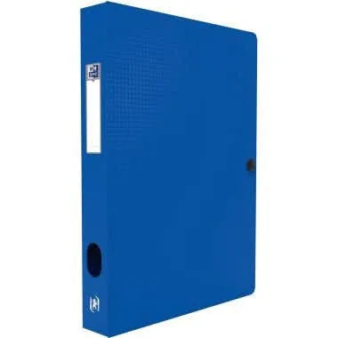 Boite de classement en polypropylène MEMPHIS dos de 4cm bleu - Ma Rentrée Facile