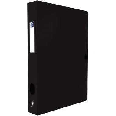 Boite de classement en polypropylène MEMPHIS dos de 4cm, noir - Ma Rentrée Facile